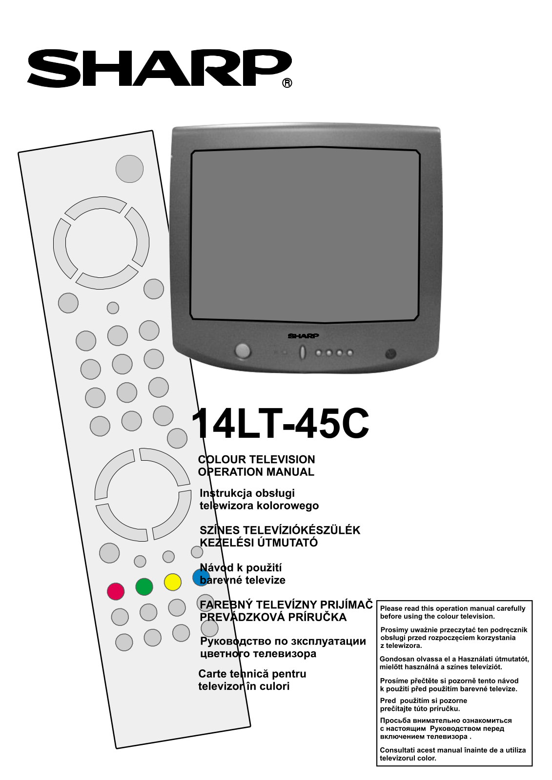 Sharp 14LT-45C User Manual