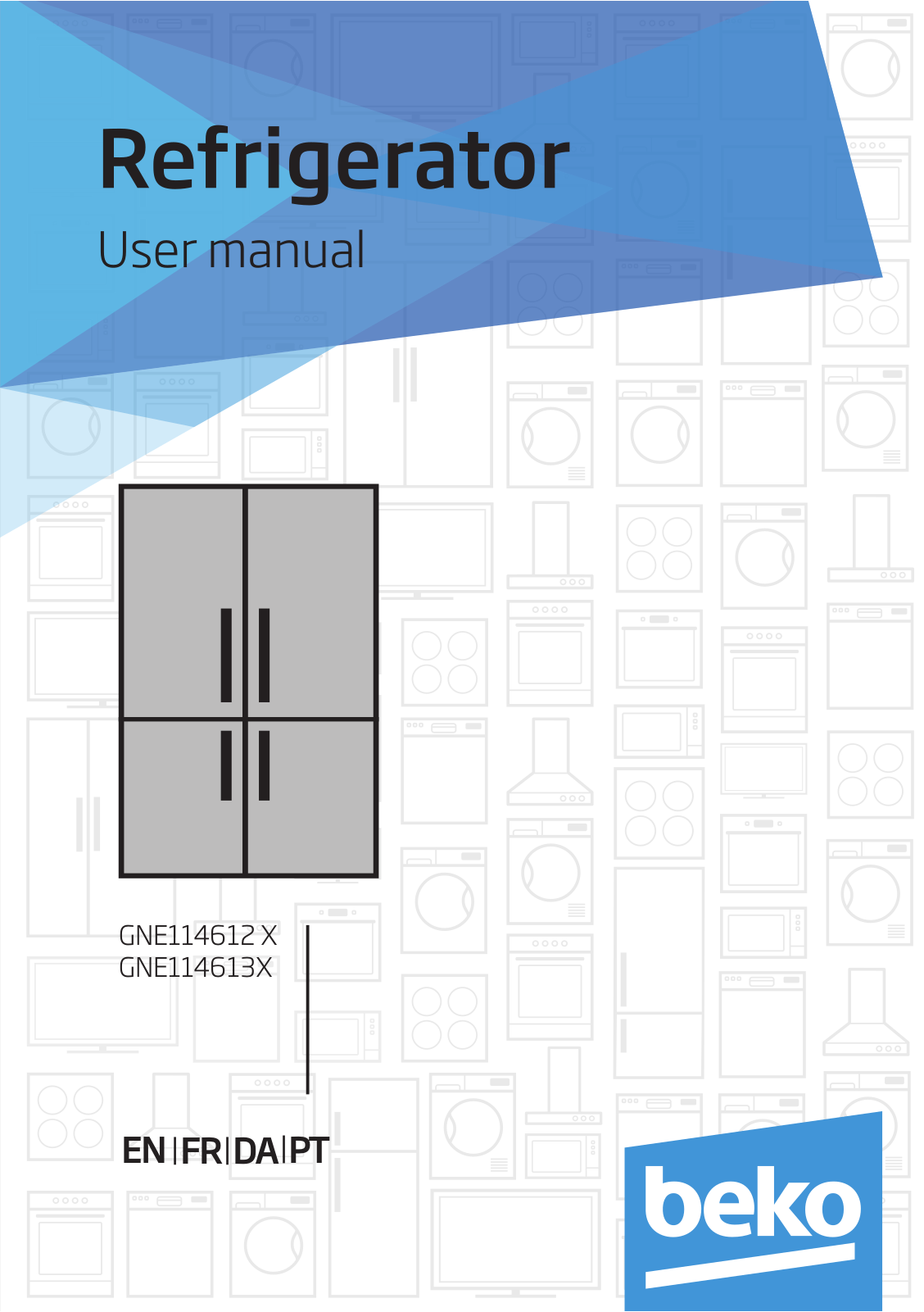 Beko GNE114612 X, GNE114613X User manual