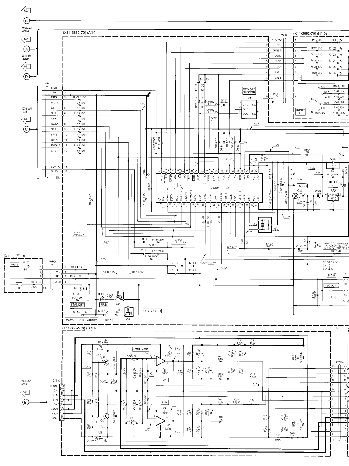 Kenwood KA-7090 Schematic