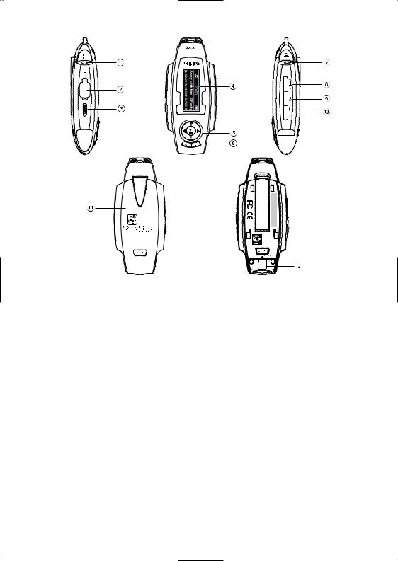 Philips SA255, SA261 User Manual