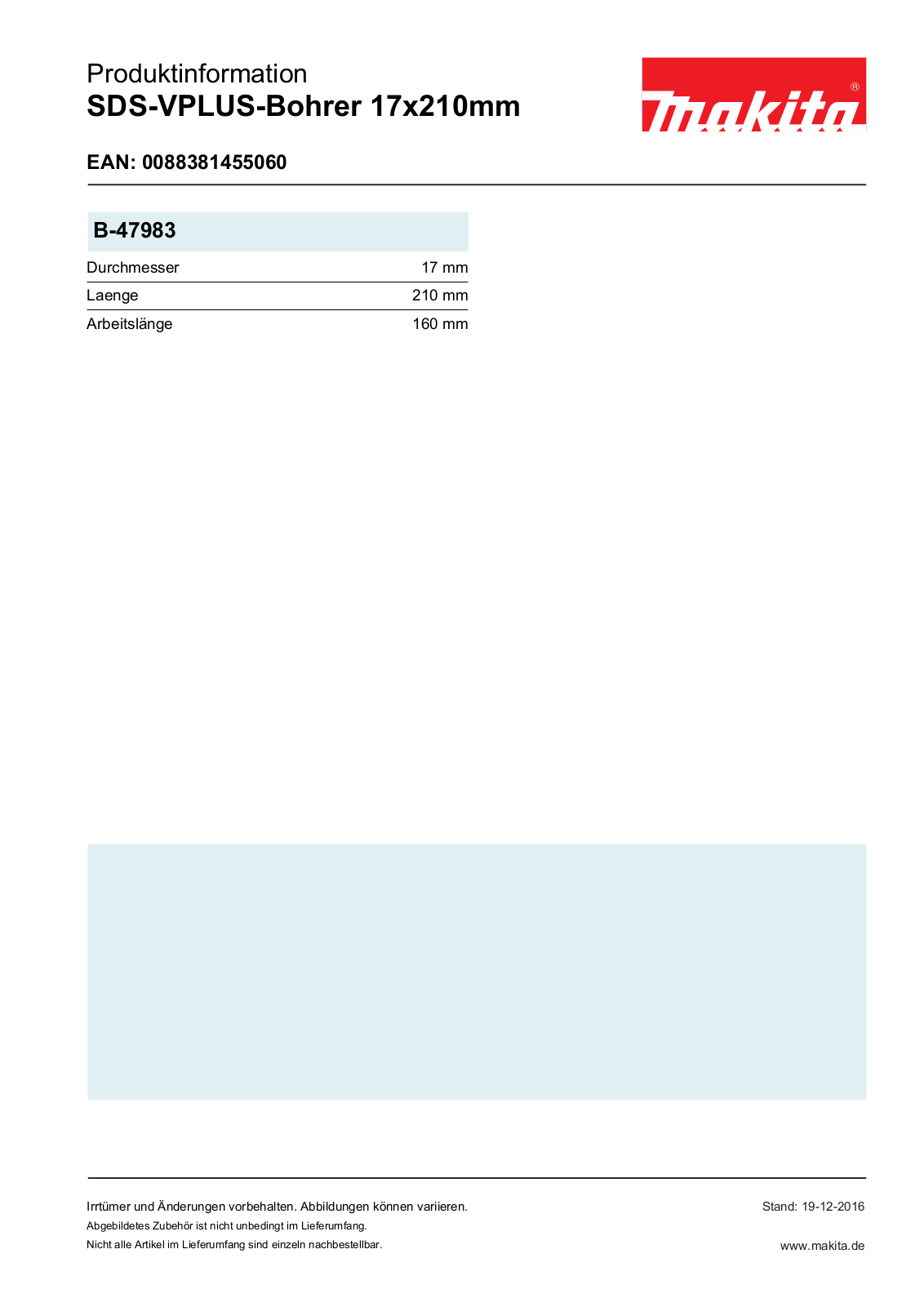 Makita B-47983 Service Manual