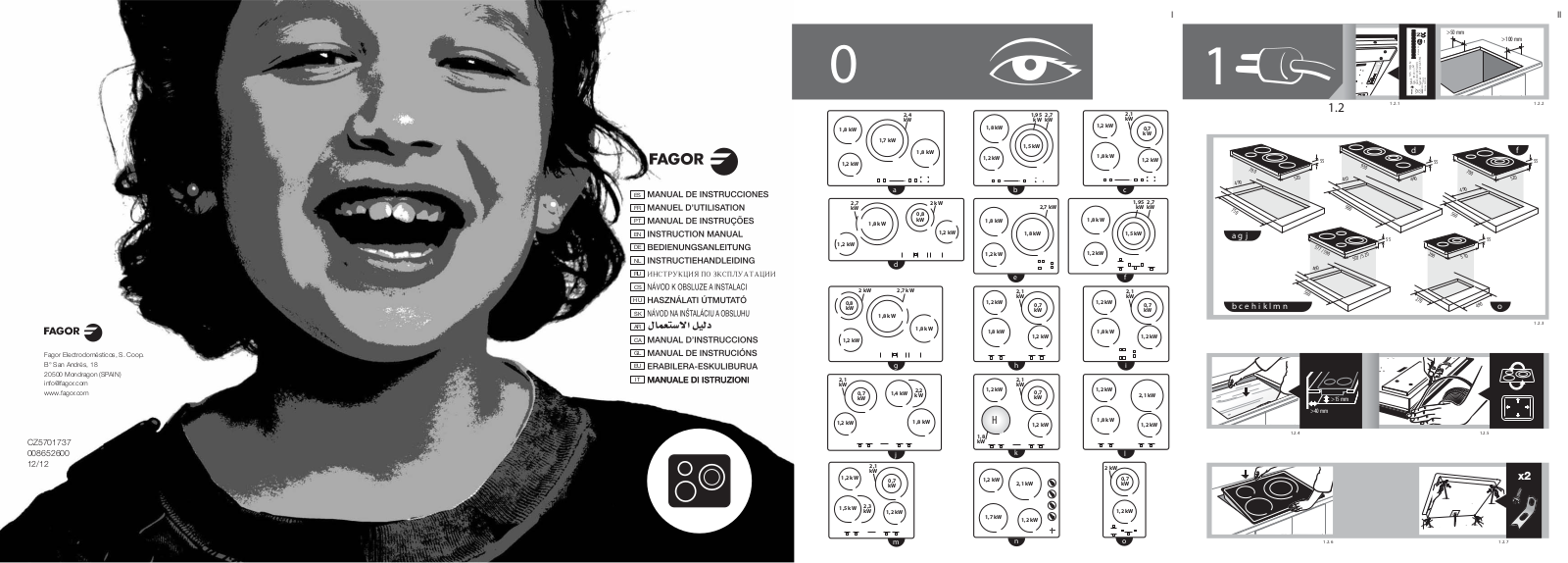 FAGOR VFI310, VFI400R User Manual