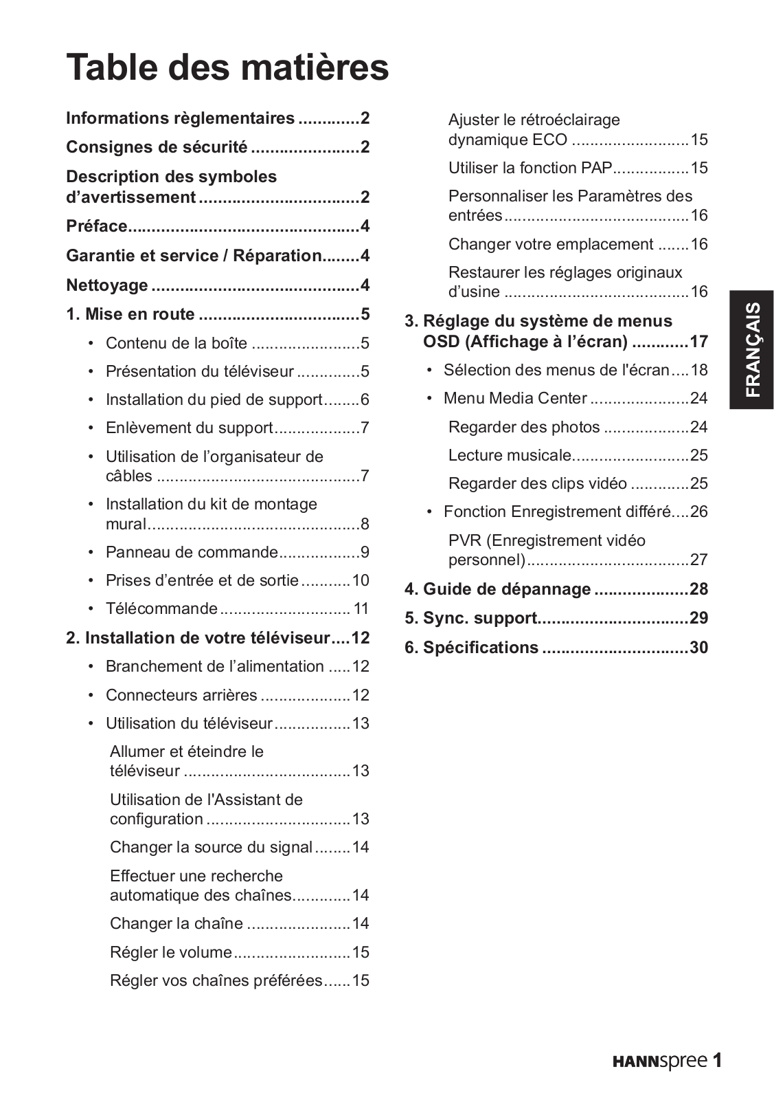 HANNSPREE SE32LMNB User Manual