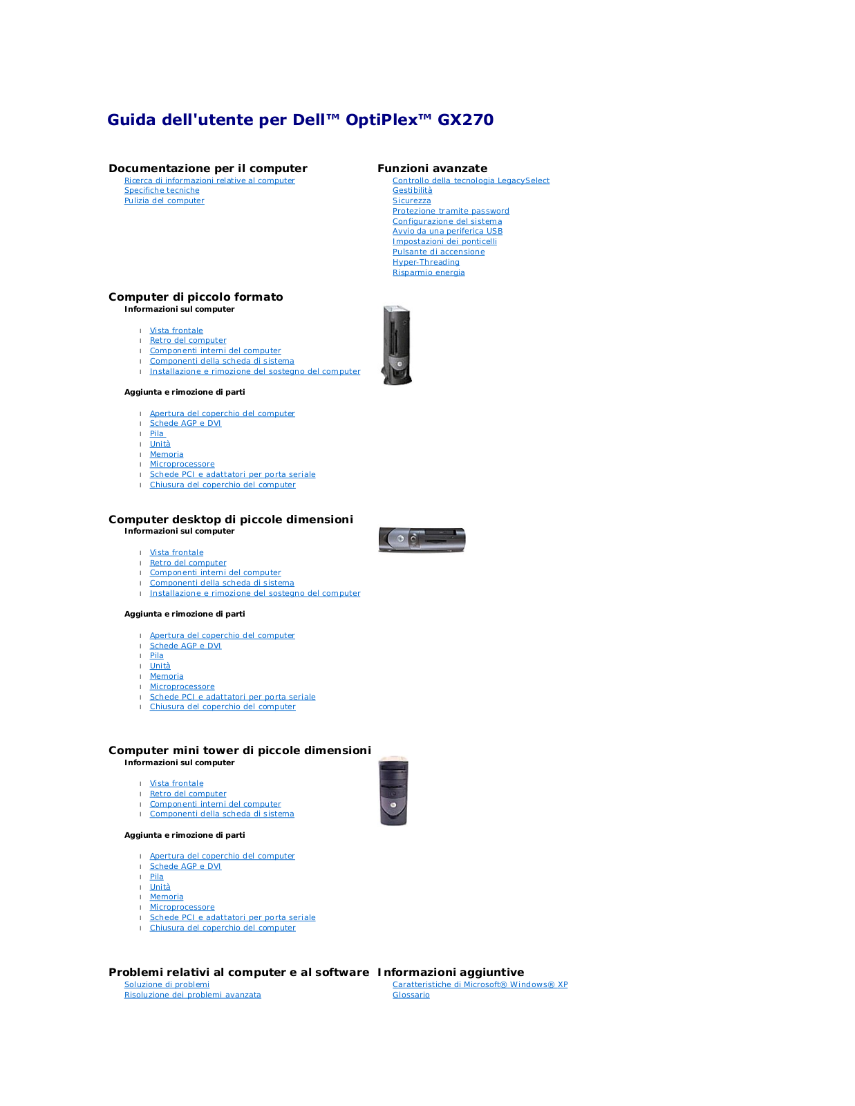 Dell OptiPlex GX270 User Manual