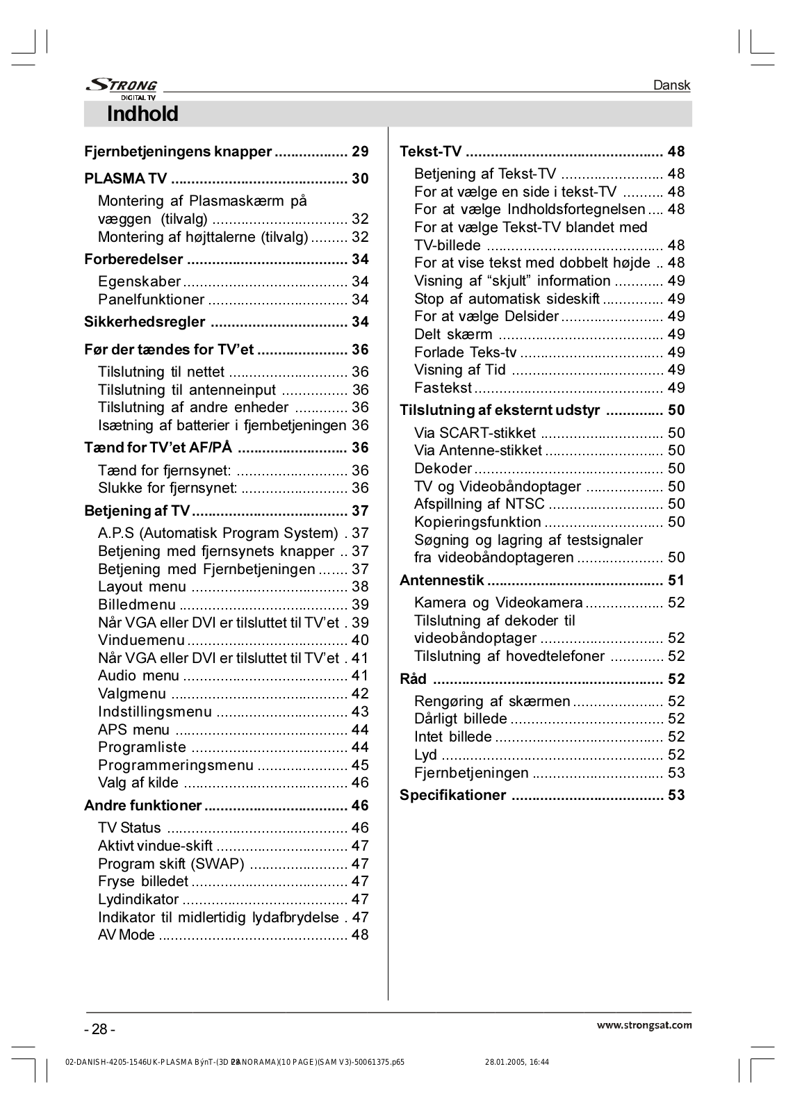 Strong SRT P4250 User Manual