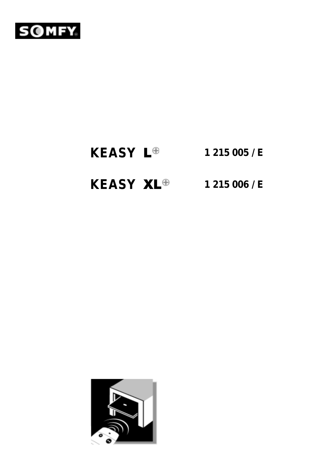 Somfy KEASY L, KEASY XL Installation Instructions