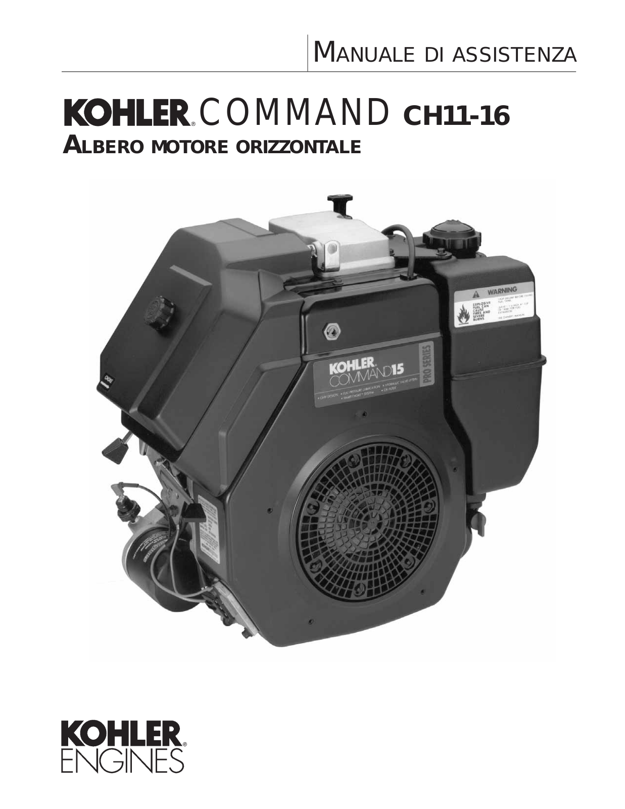 Kohler CH11, CH12.5, CH13, CH14, CH15 User Manual