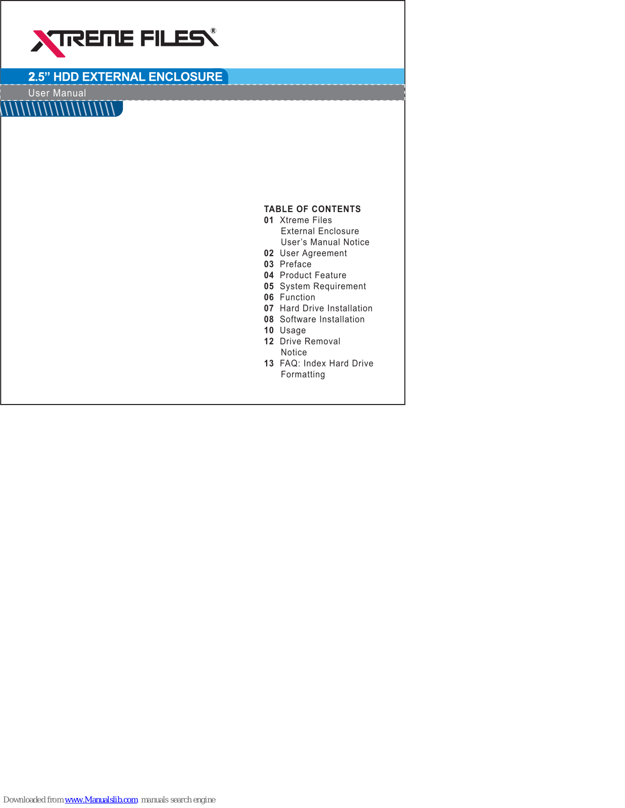 Coolmax X1-U2, Xtreme Files User Manual - ManualMachine.com