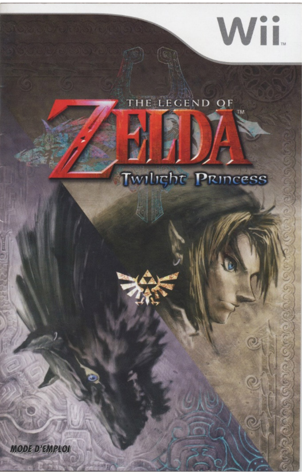 Nintendo Zelda Twilight Princess Wii Instruction Manual