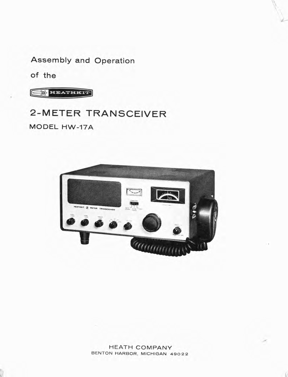 Heathkit HW-17A Assembly And Operation Manual