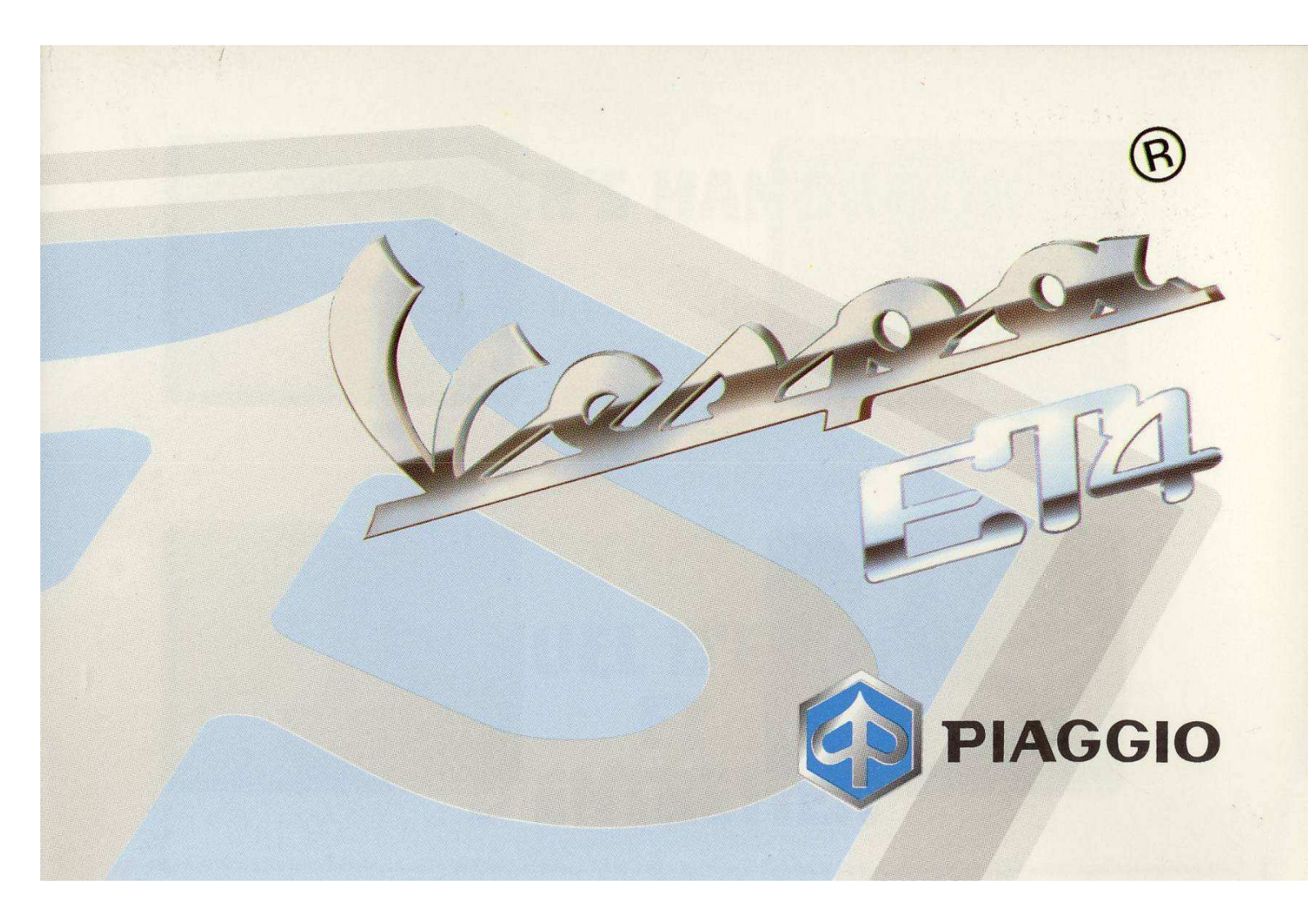 PIAGGIO Vespa ET4 User Manual