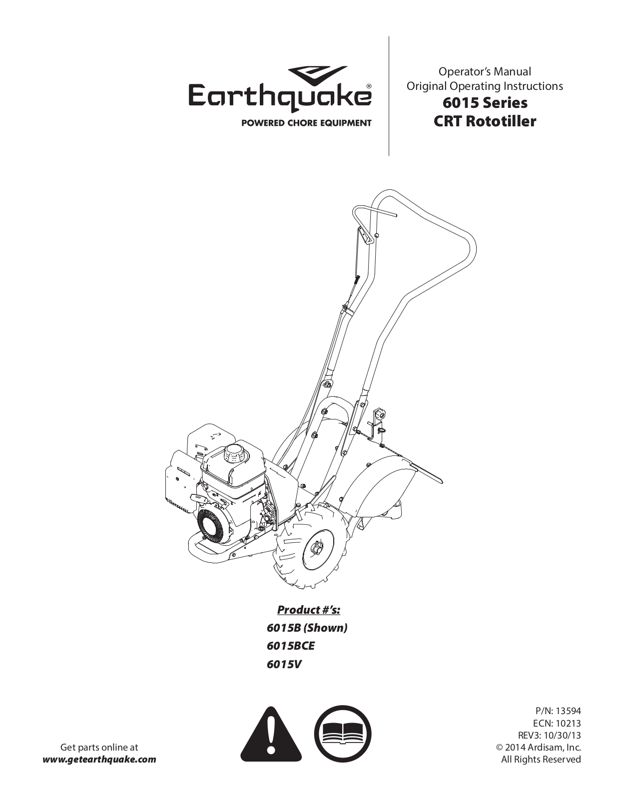 EarthQuake 6015V User Manual