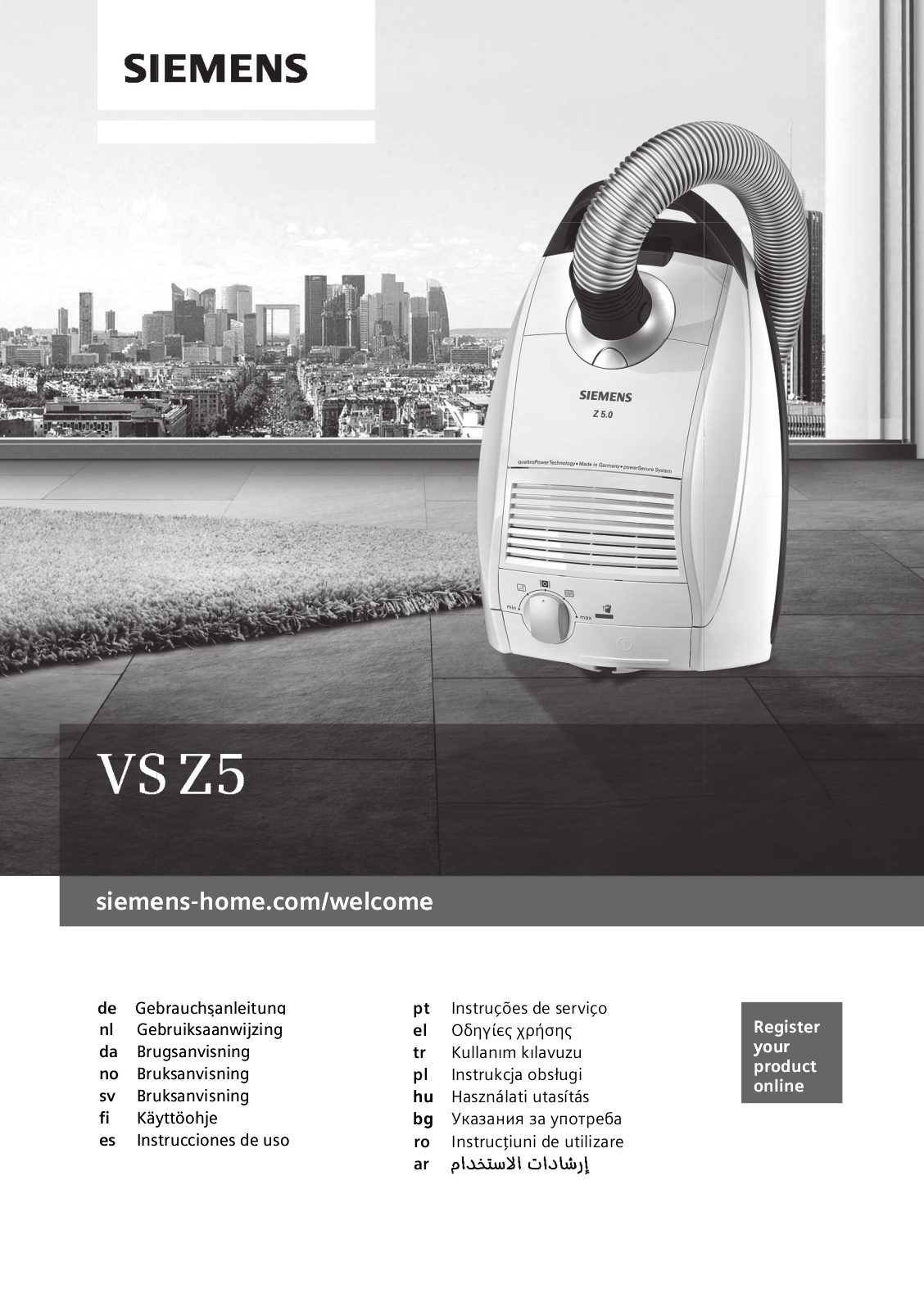 Siemens VSZ5330 User Manual