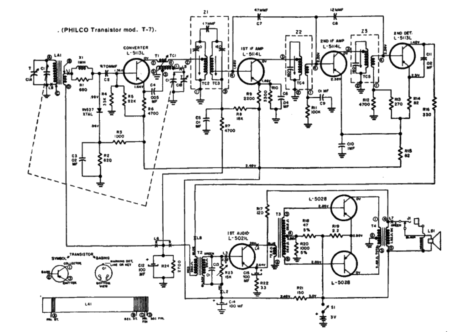 Philco t7 2 schematic