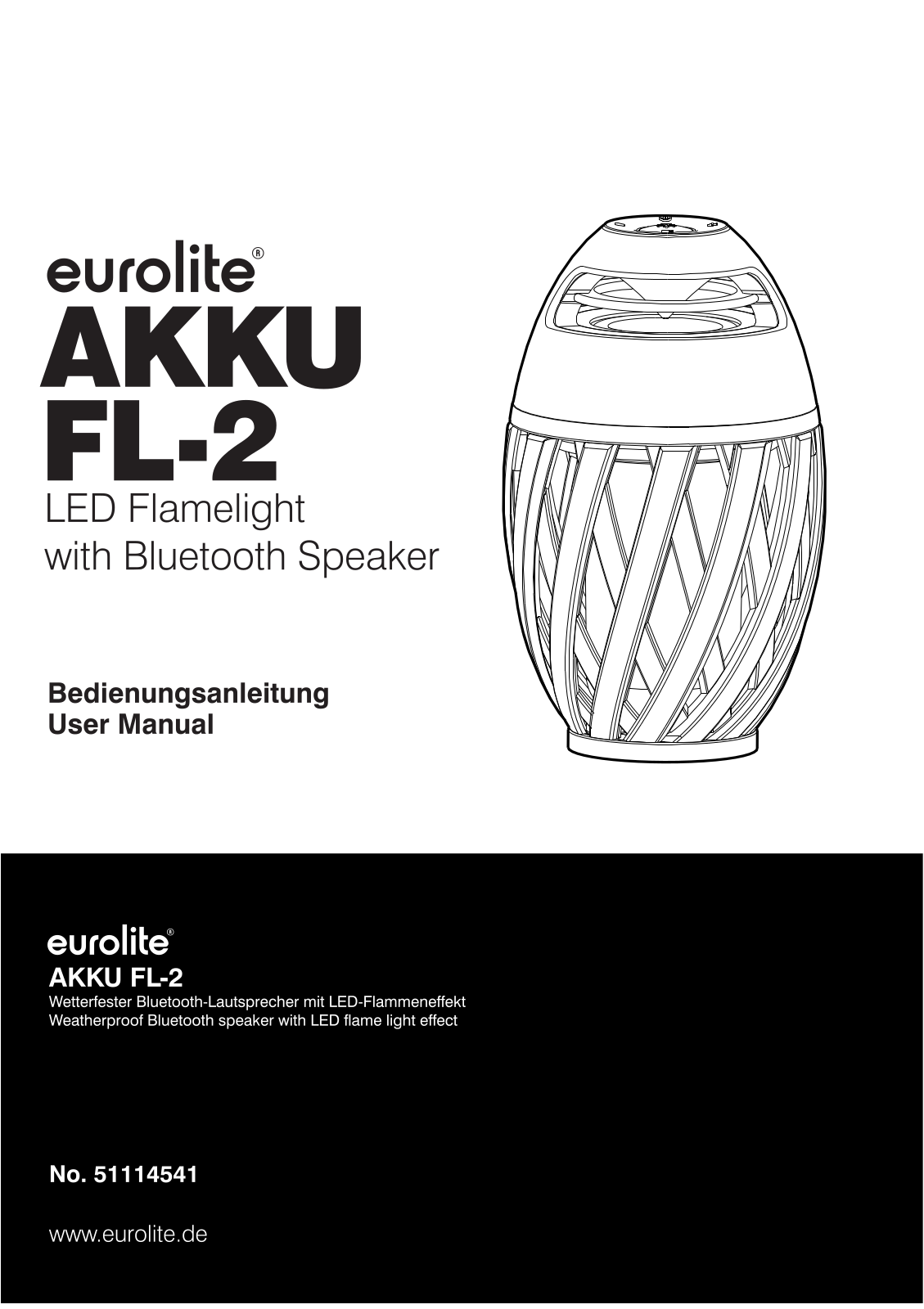 Eurolite 51114541 User manual