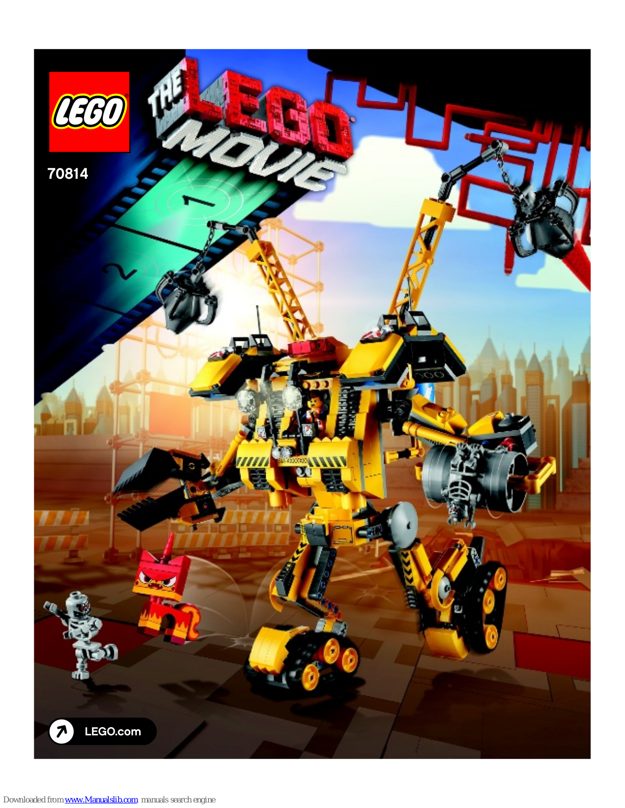 LEGO 70814 Assembly Manual