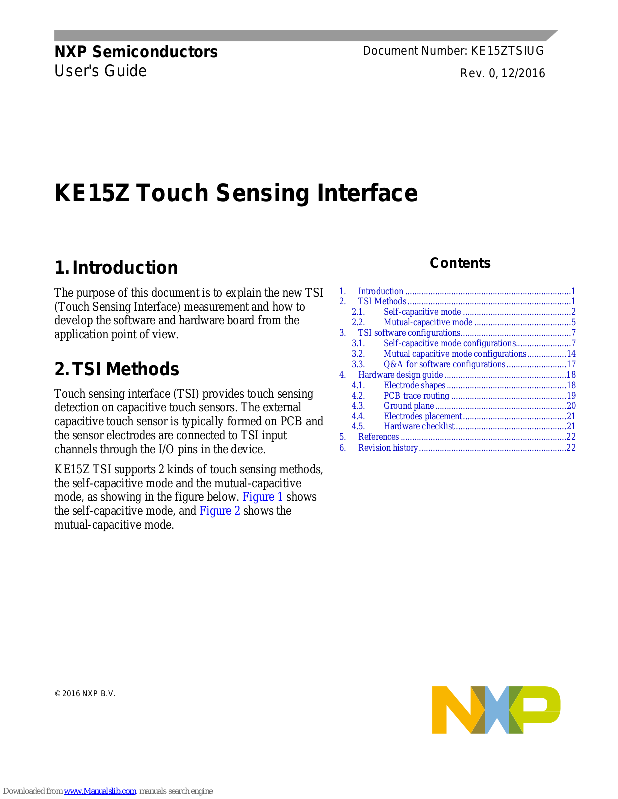 NXP Semiconductors KE15Z User Manual