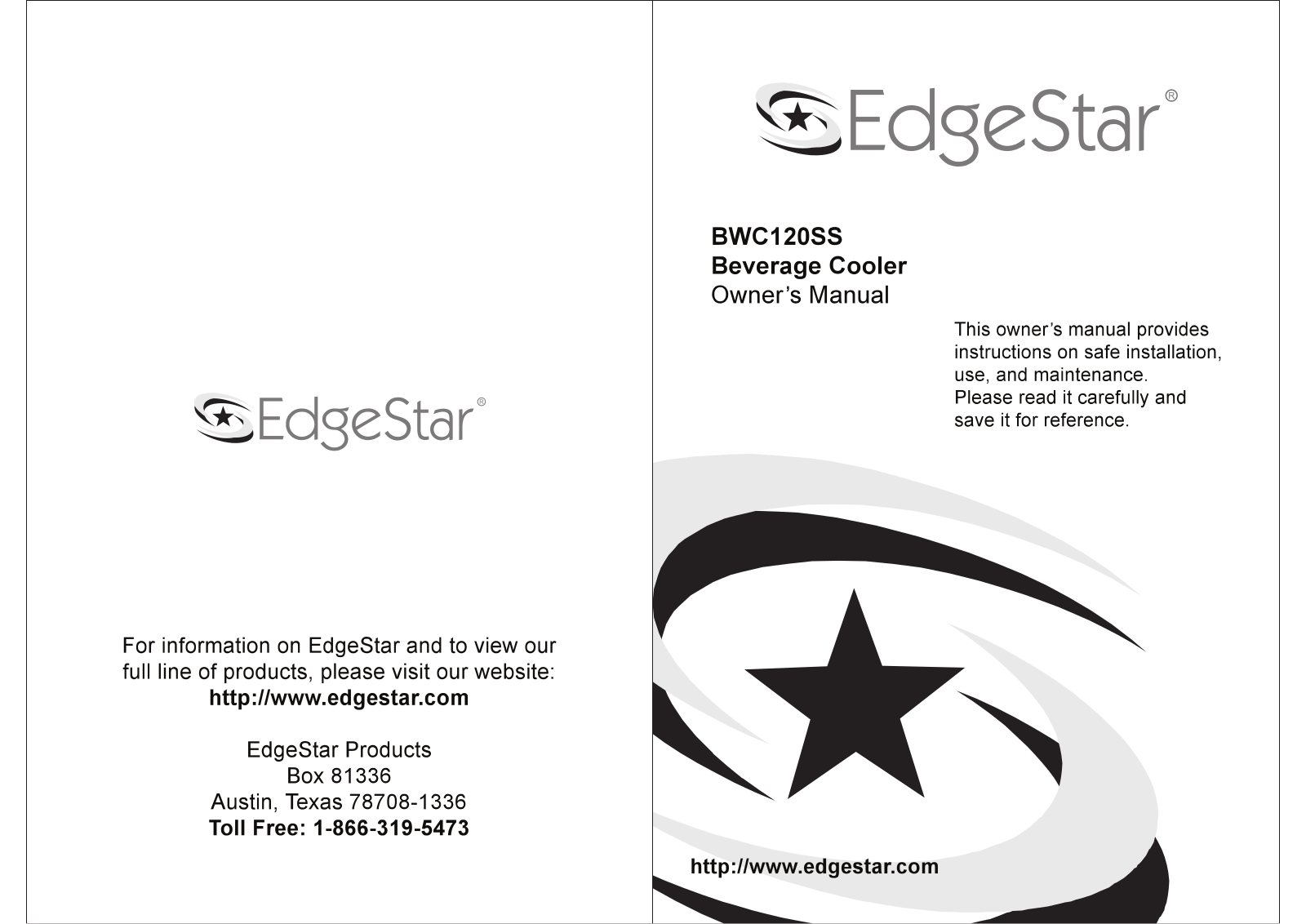 Edgestar BWC120SS User Manual