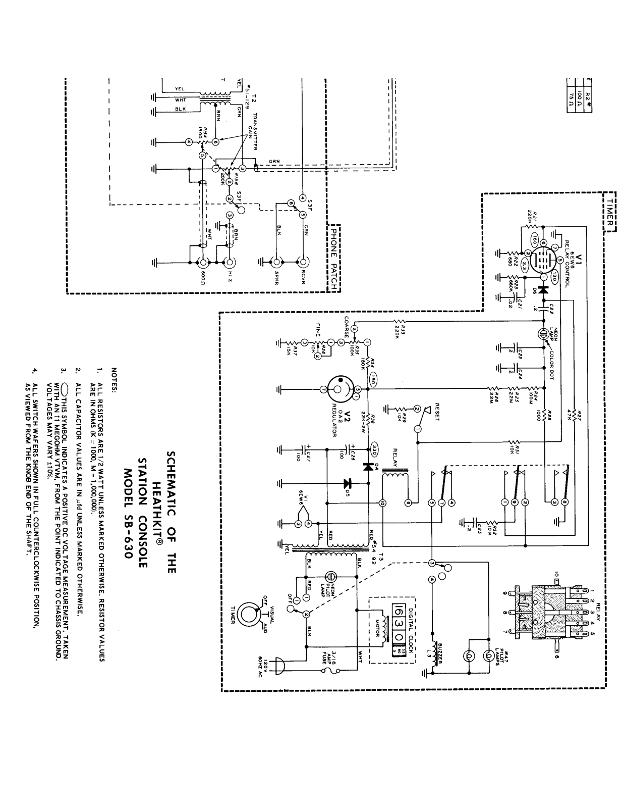 HEATHKIT sb330 SCHEMATIC