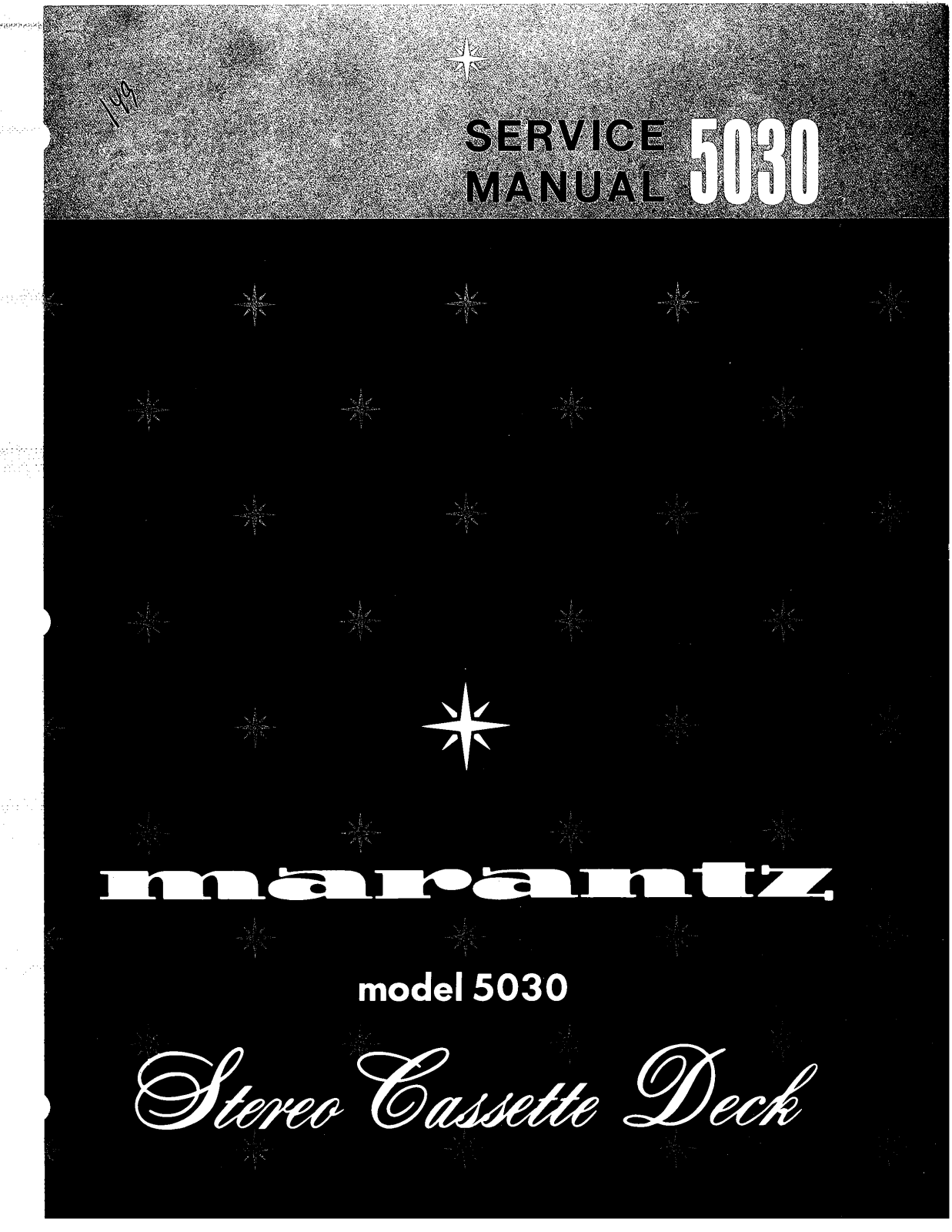 Marantz 5030 Service Manual