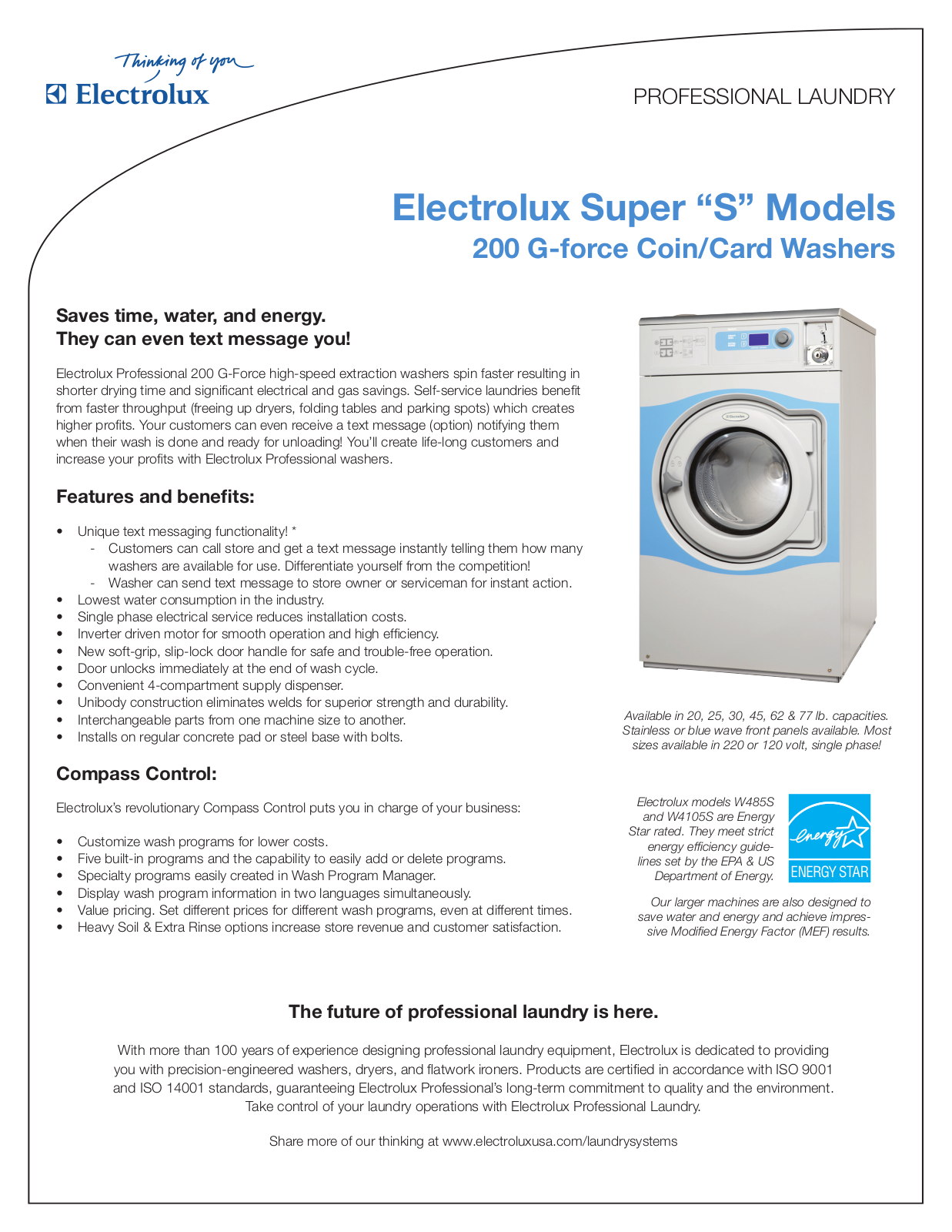 Electrolux 200 G-FORCE User Manual