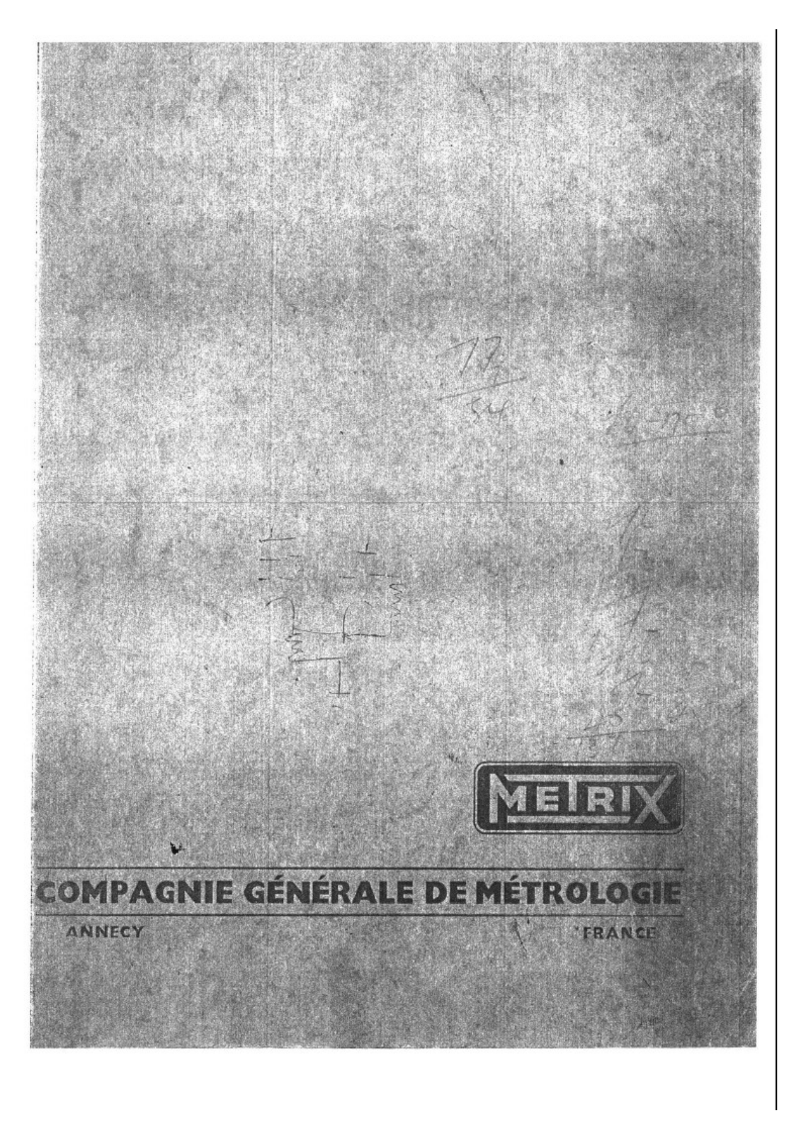 Metrix 210 User Manual