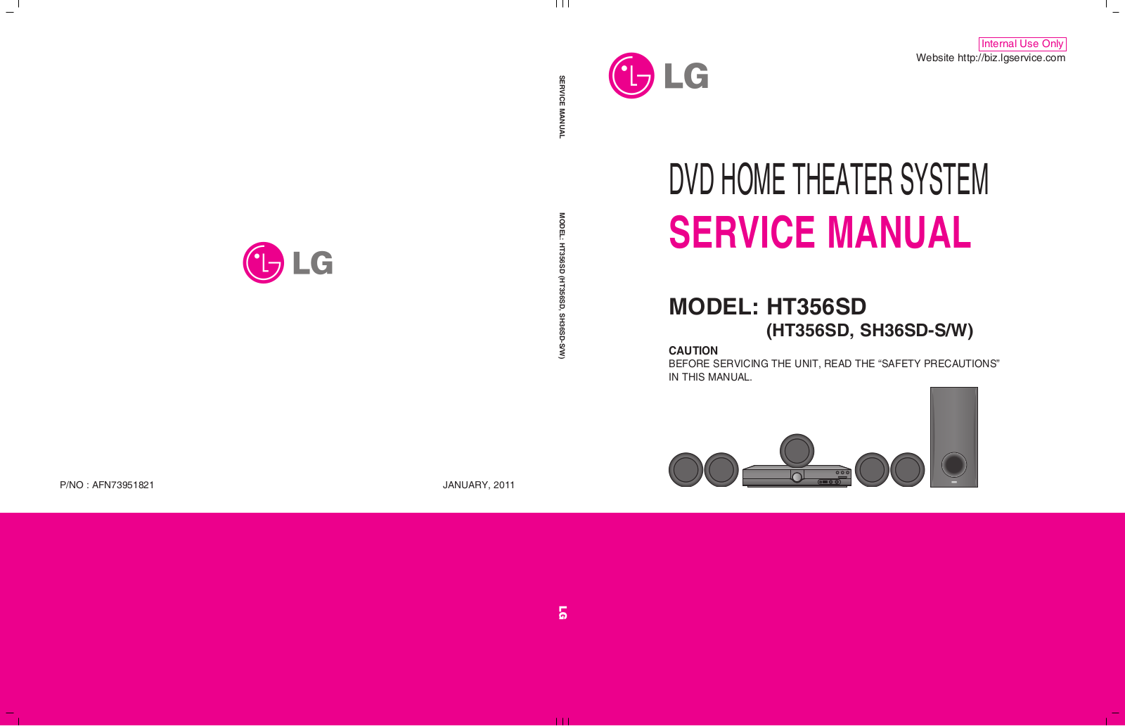 LG HT356SD Service Manual