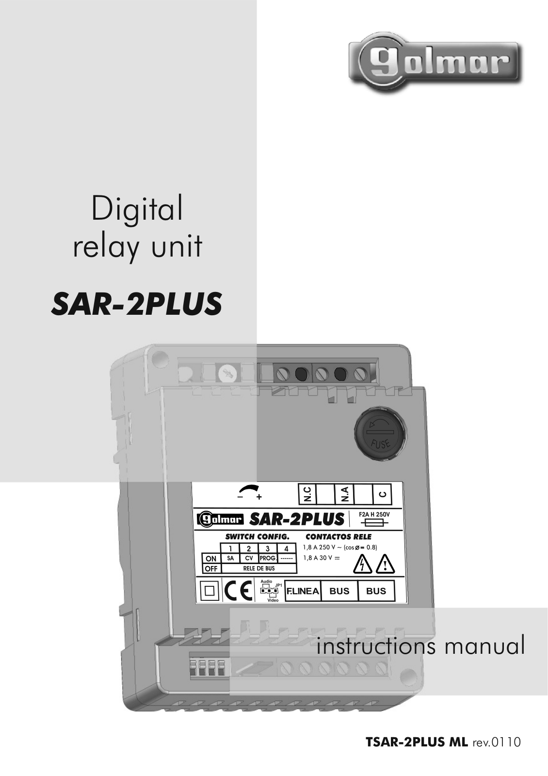 golmar SAR-2Plus Instruction Manual - ManualMachine.com