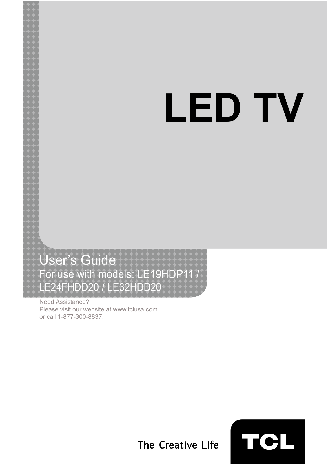 TCL LE19HDP11, LE24FHDD20, LE32HDD20 User Manual