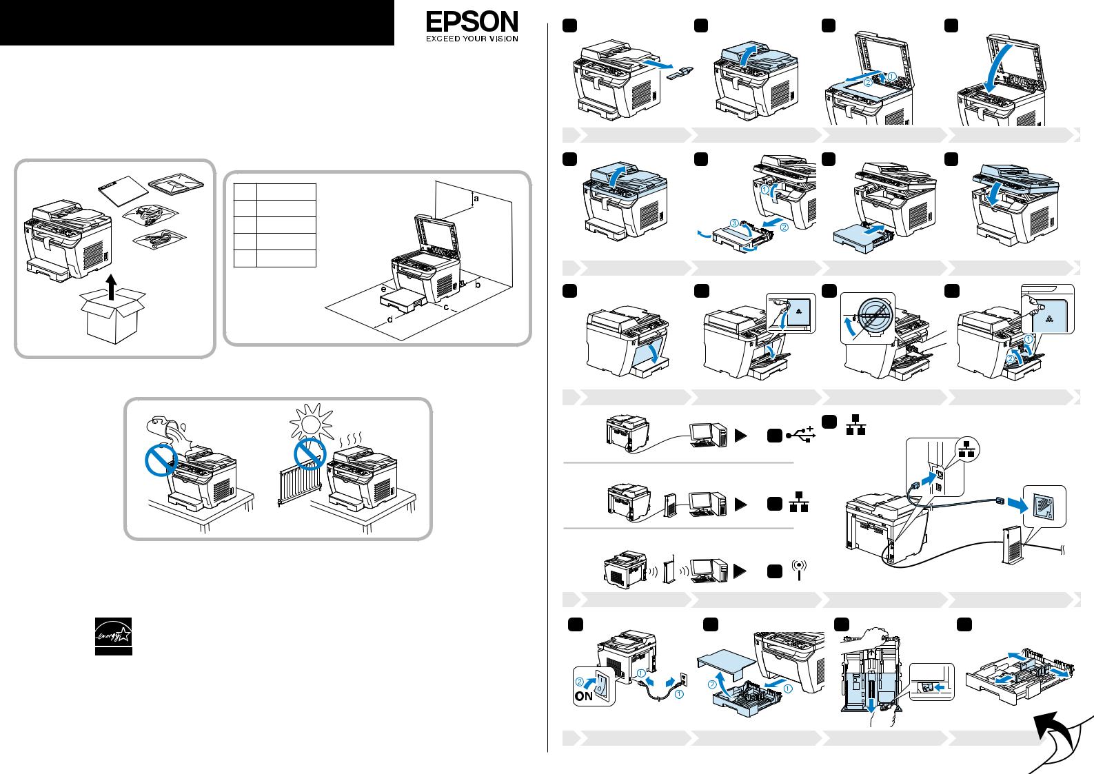 Epson AL-MX200 series setup manual