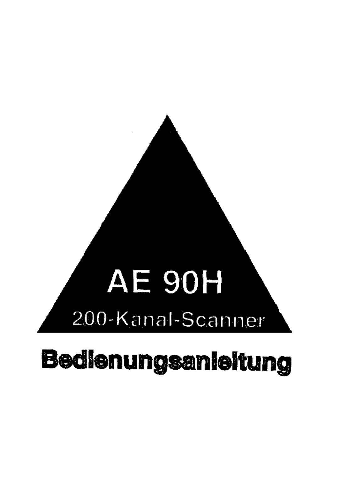 Albrecht AE90H User Guide