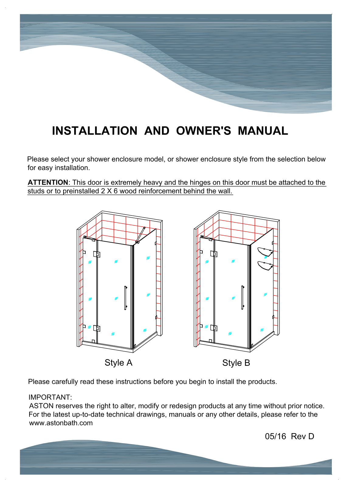 Aston UZO1594 Installation & Assembly - ManualMachine.com