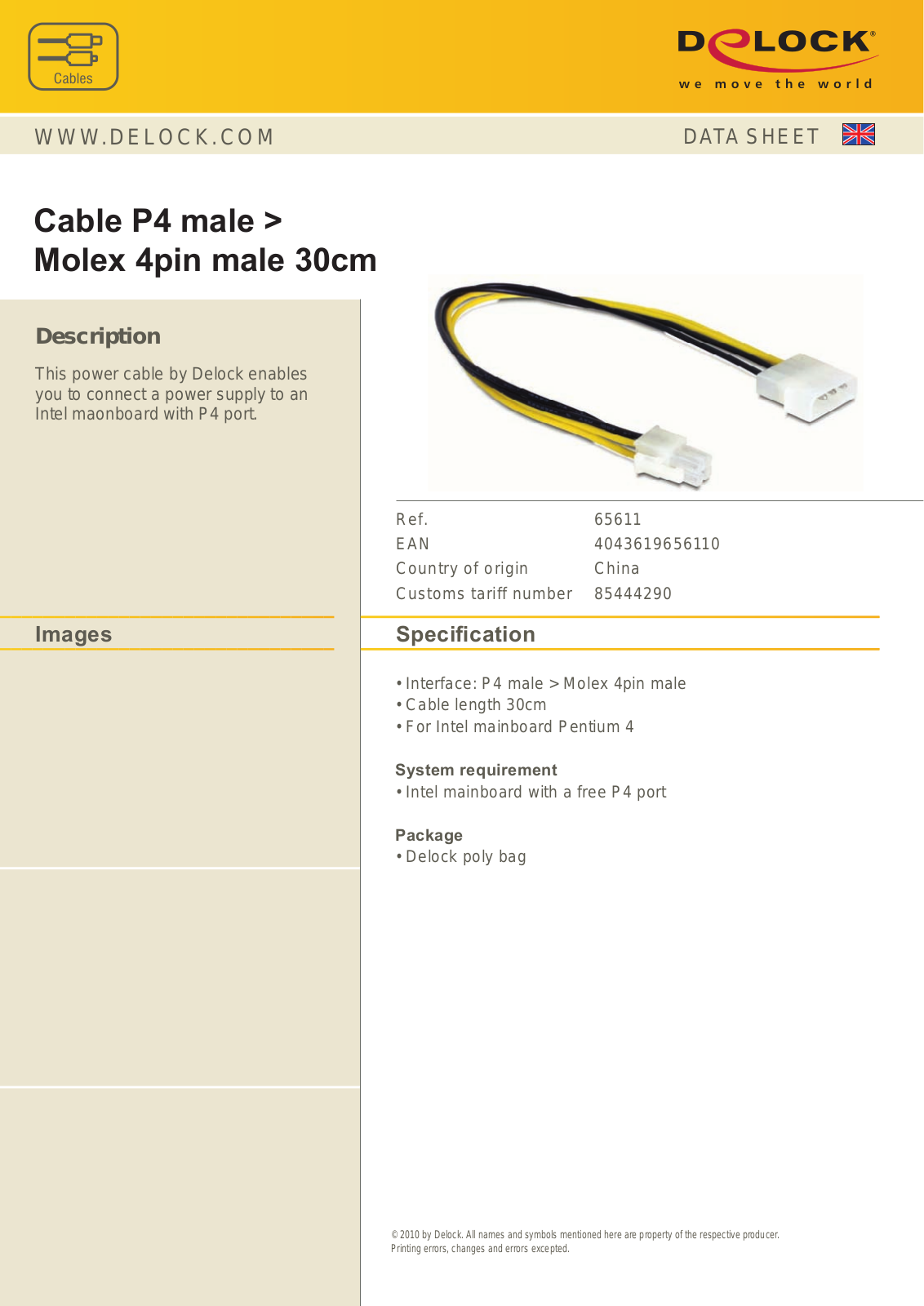 DeLOCK 65611 User Manual