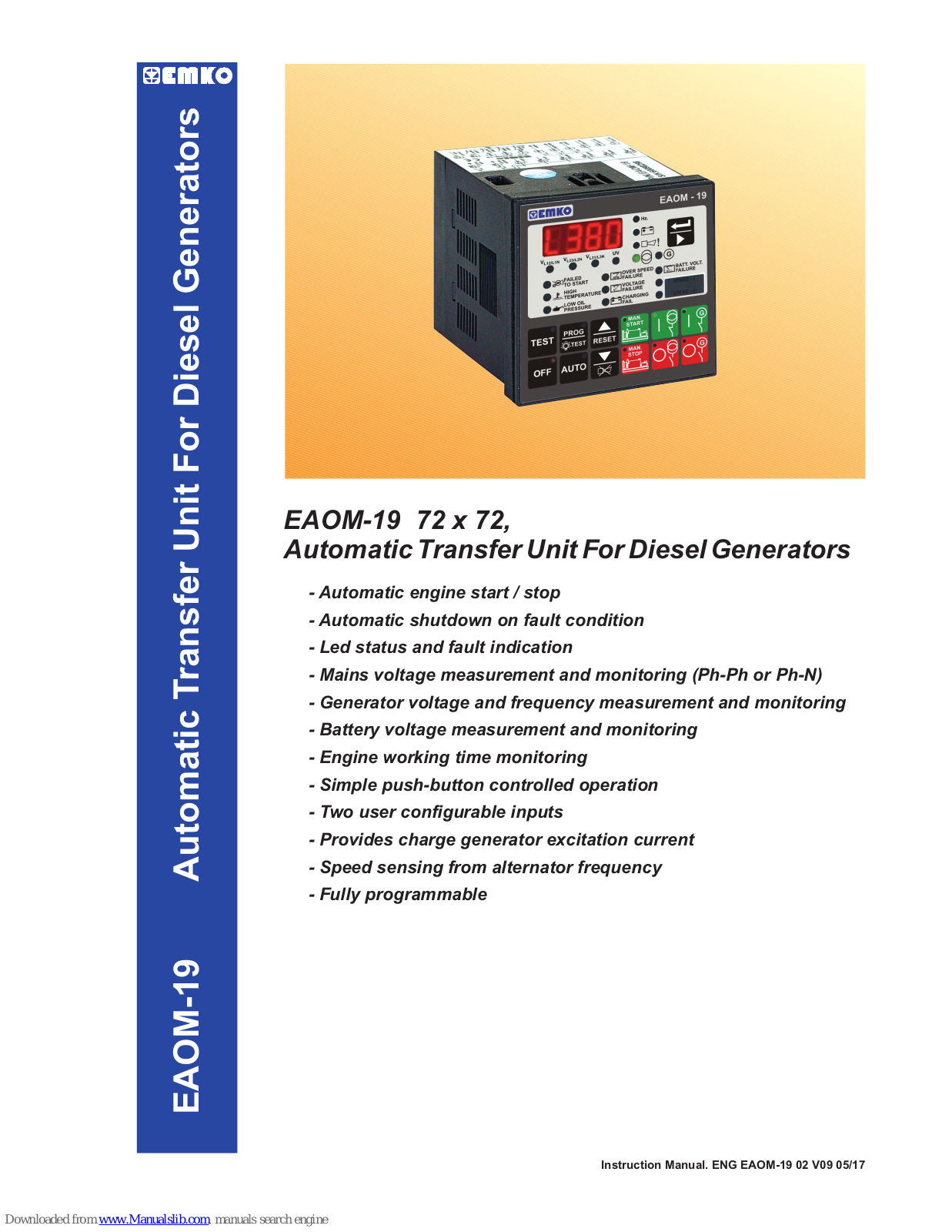 EMKO EAOM-19 Instruction Manual - ManualMachine.com