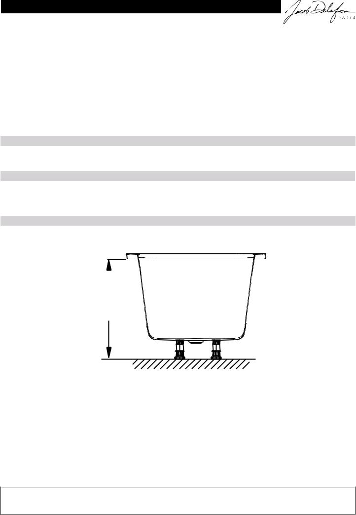 Jacob Delafon PANOLUX E6D133 User guide