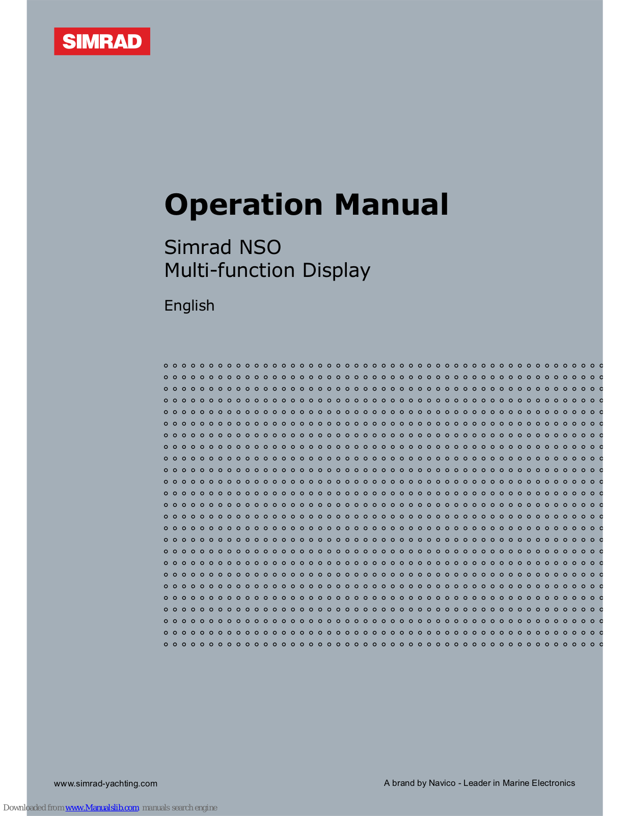 Simrad NSO Operation Manual