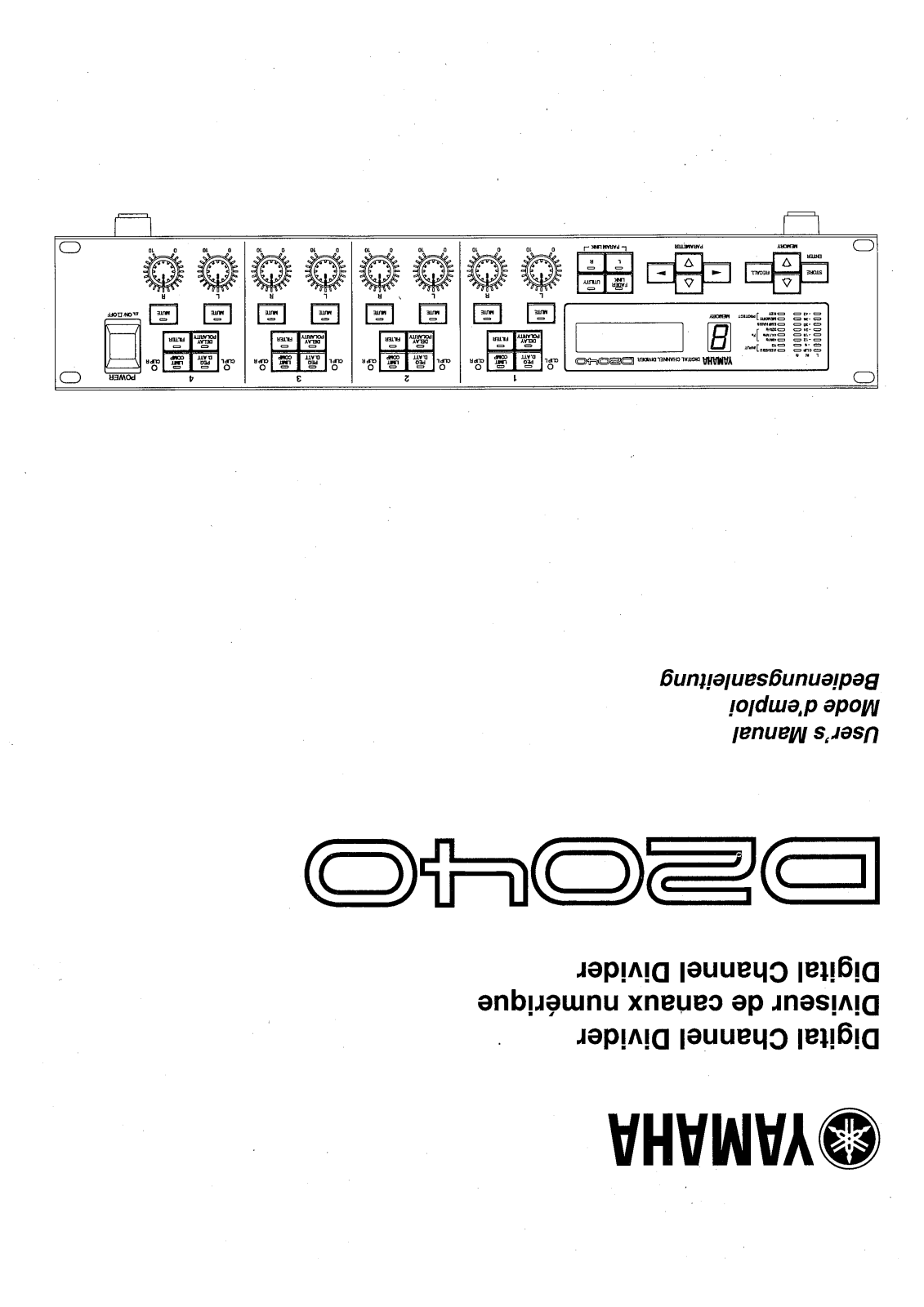 Yamaha Audio D2040 User Manual