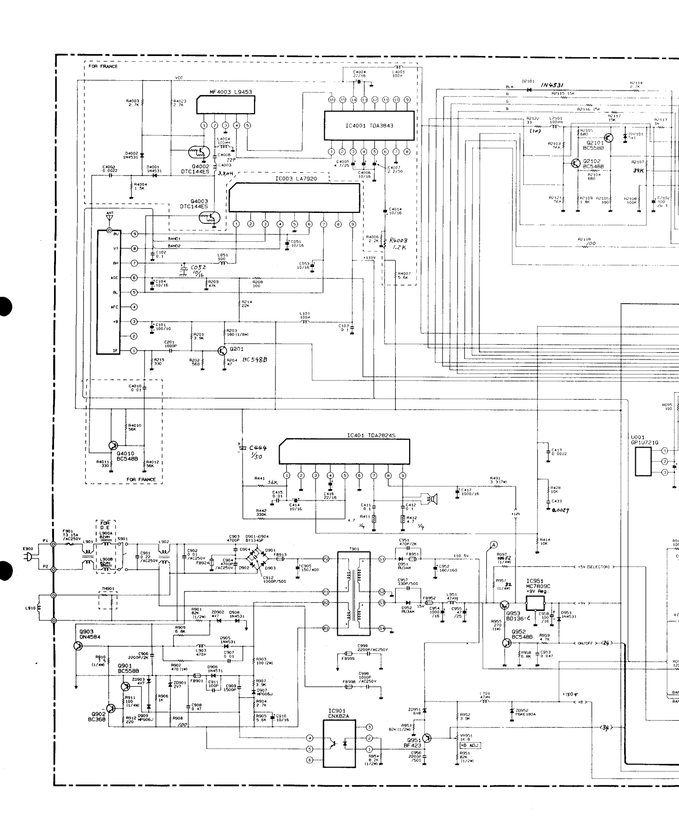 Hitachi cl2524 Schematic