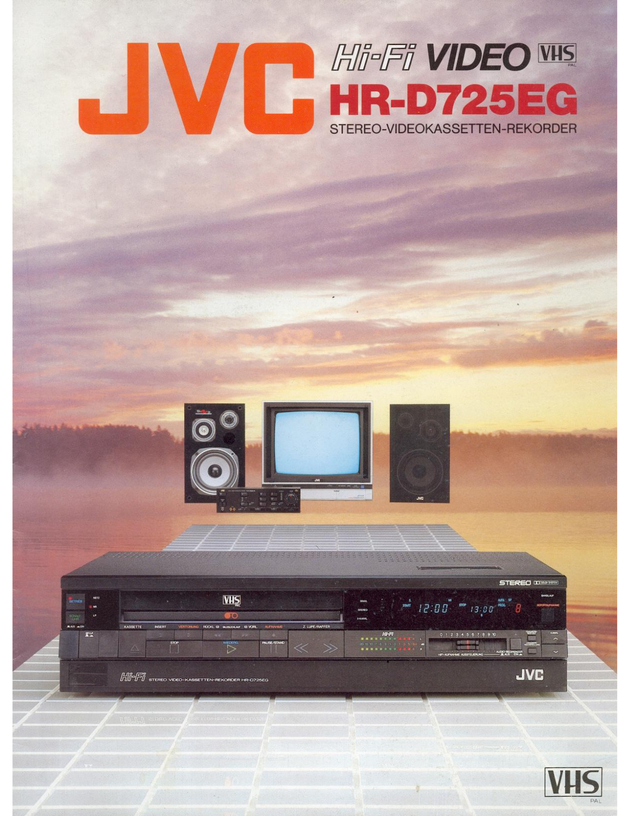 JVC HR-D725EG Prospekt - ManualMachine.com