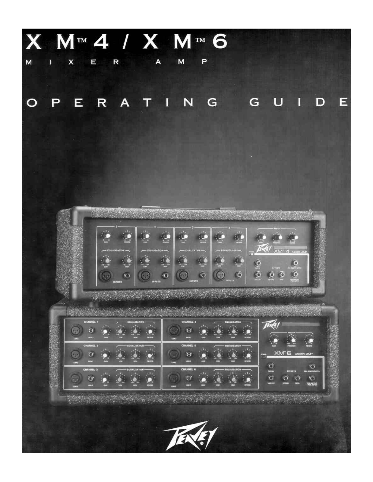 Peavey XM 6, XM 4 User Manual