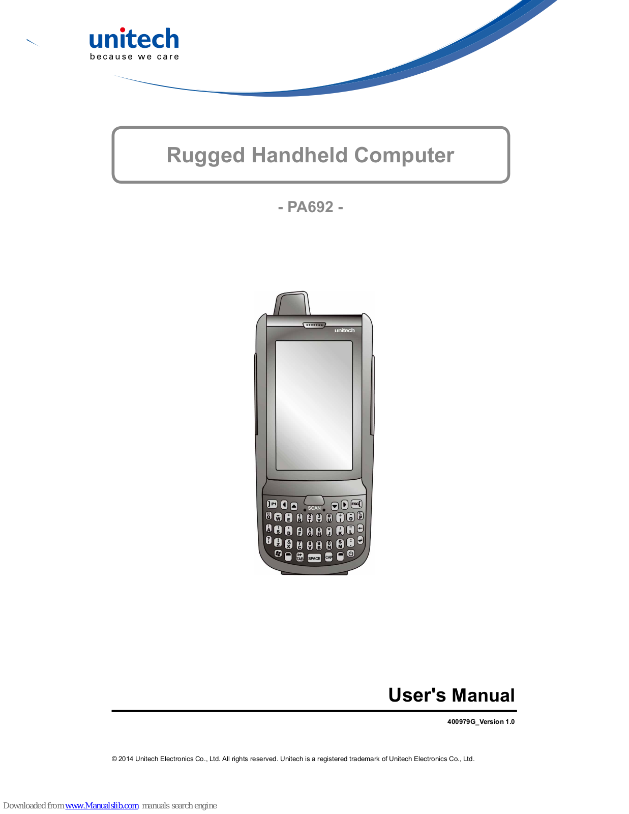 Unitech PA692 User Manual