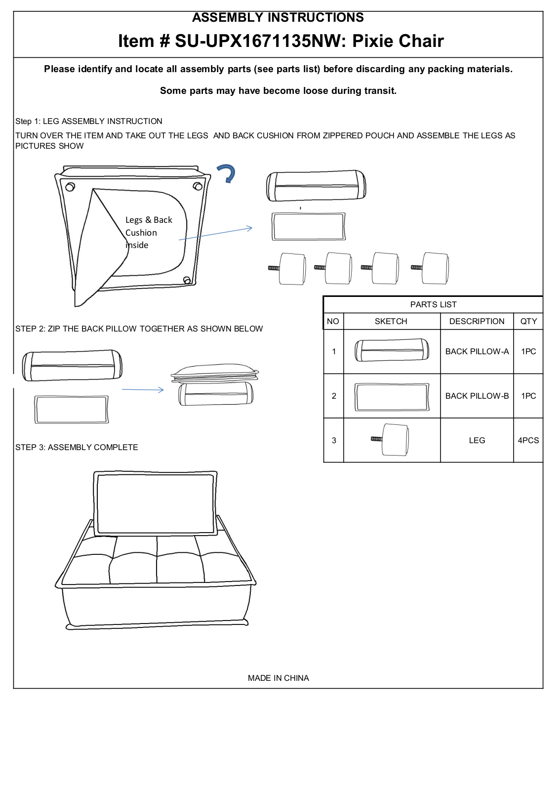 Sunset Trading TG10884 w - ManualMachine.com