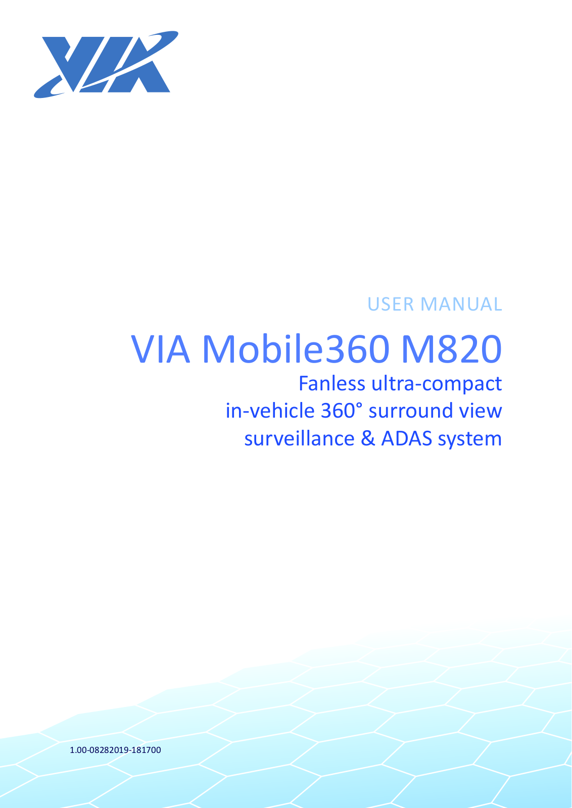 VIA Technologies Mobile360 M820 User Manual