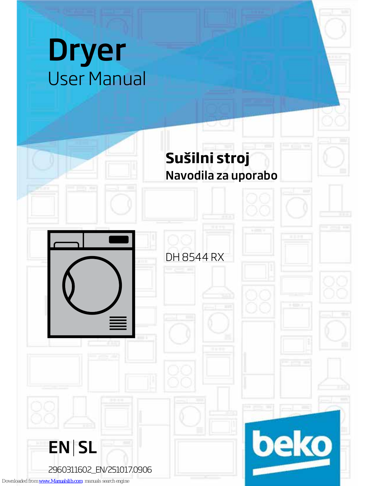 Beko DH 8544 RX User Manual