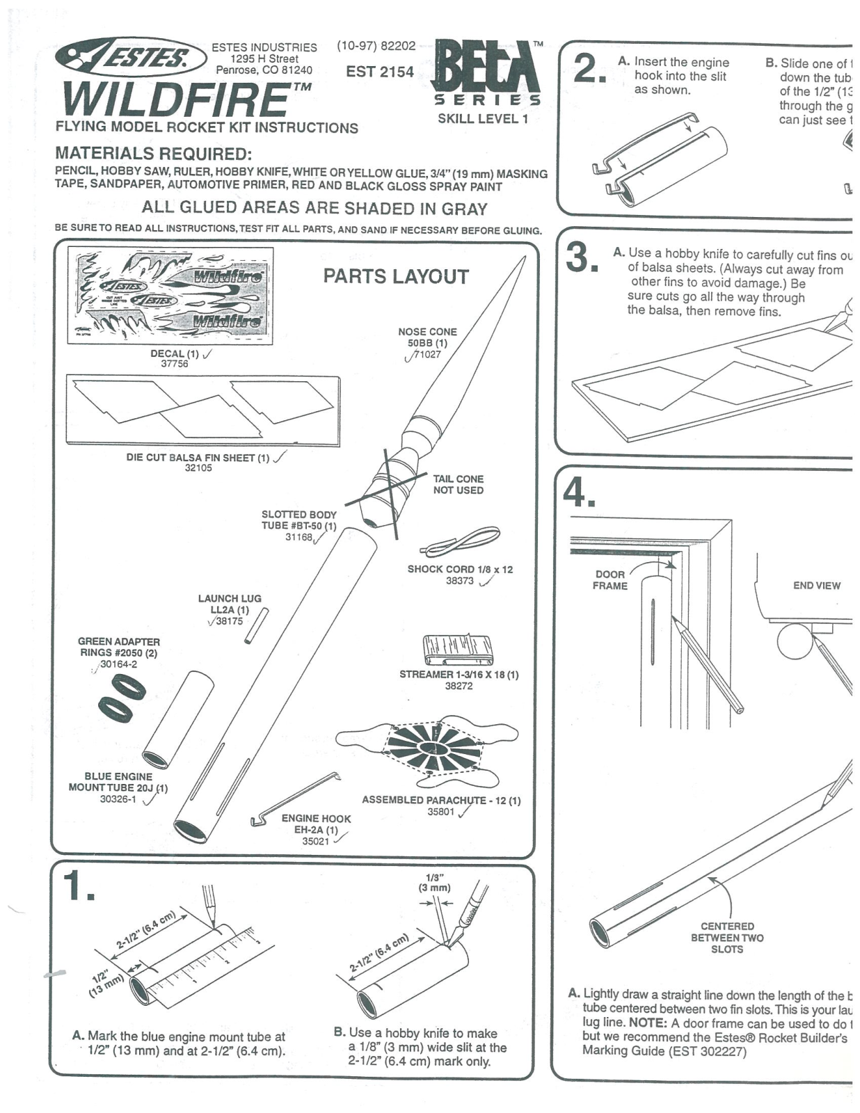 ESTES Wildfire User Manual