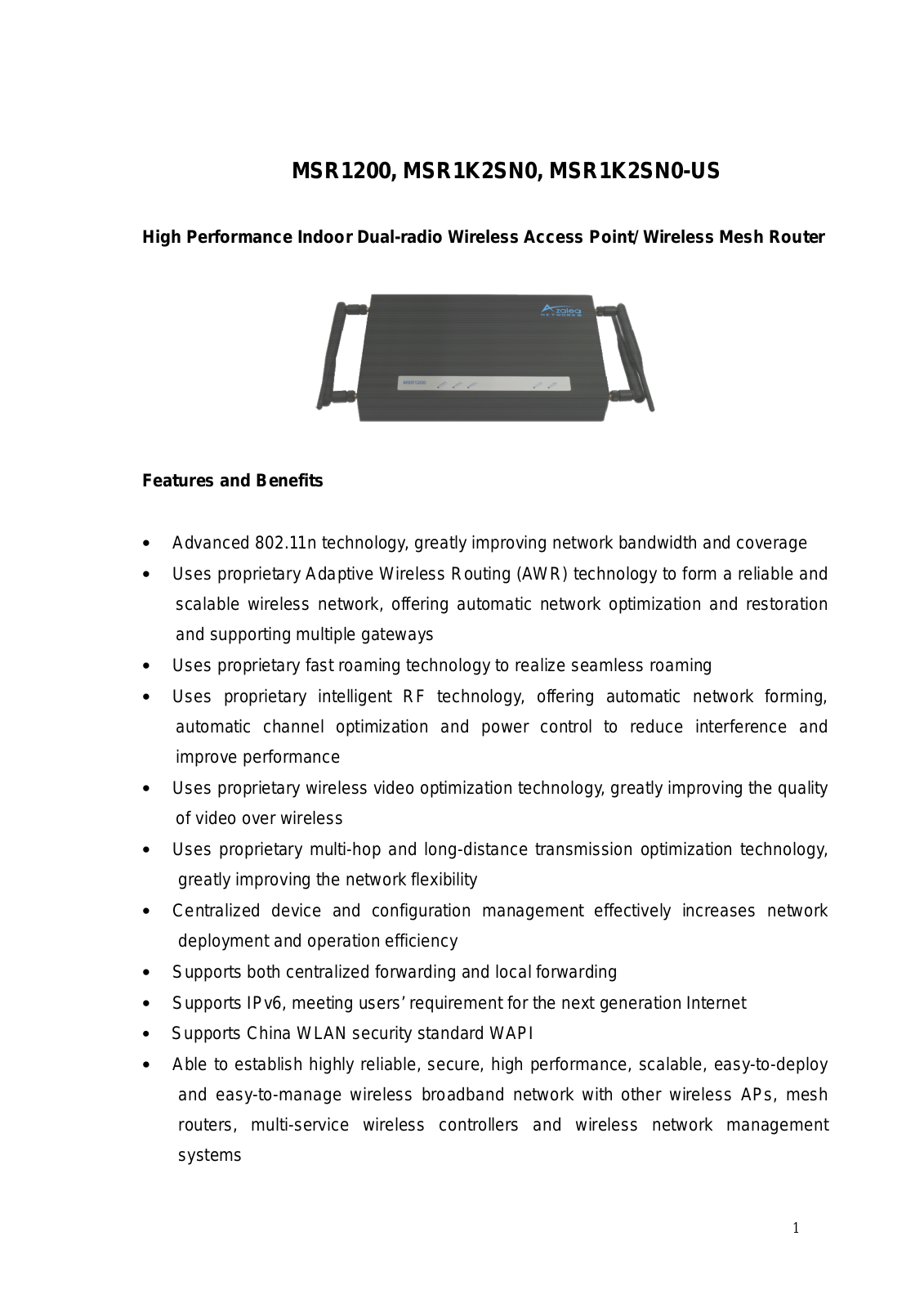 Hewlett Packard Enterprise MSR1200N User Manual