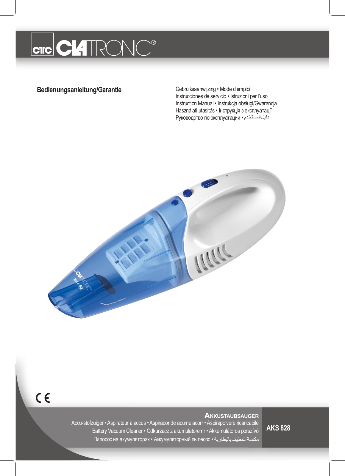 Clatronic AKS 828 User Manual