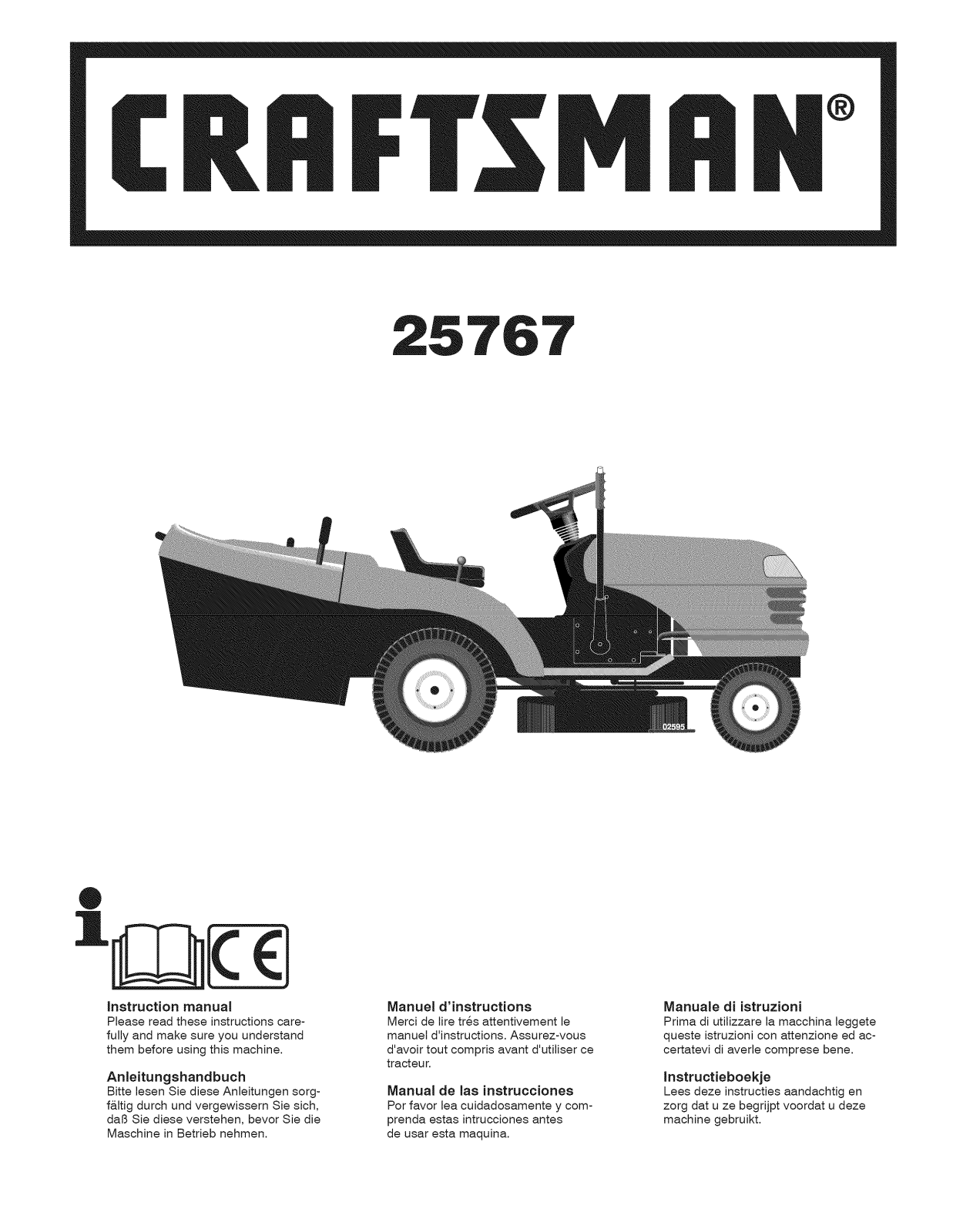 Craftsman 917257670 Owner’s Manual