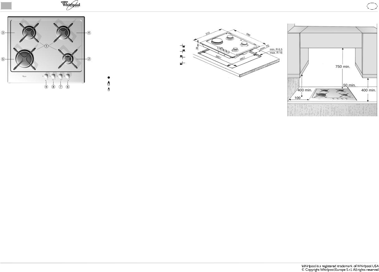 Whirlpool AKT 657 DATASHEET