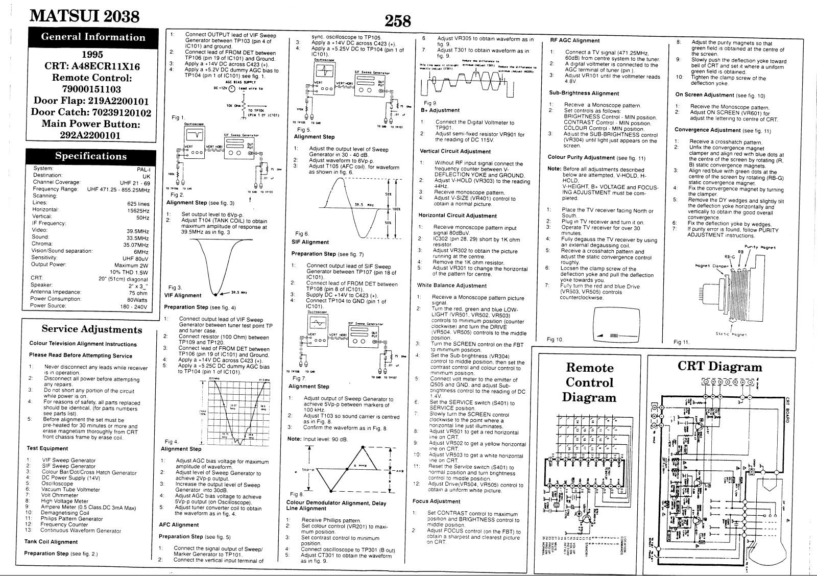 Matsui 2038 Schematic